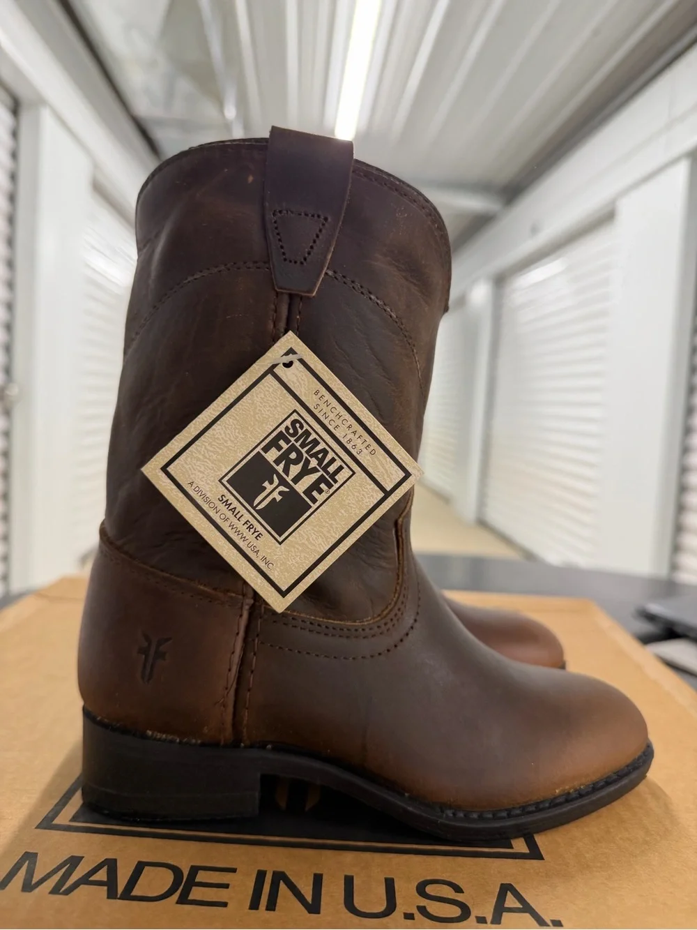 Frye NEW Youth Vintage Small Frye Pull On Boots Size 11.5 #267207